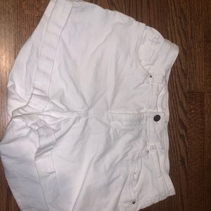 White Shorts